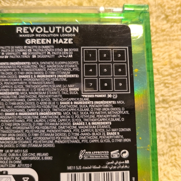 Revolution Ultimate Neons Green Haze Eyeshadows 9 X .02 Oz/.75 G NWOB - Picture 3 of 7